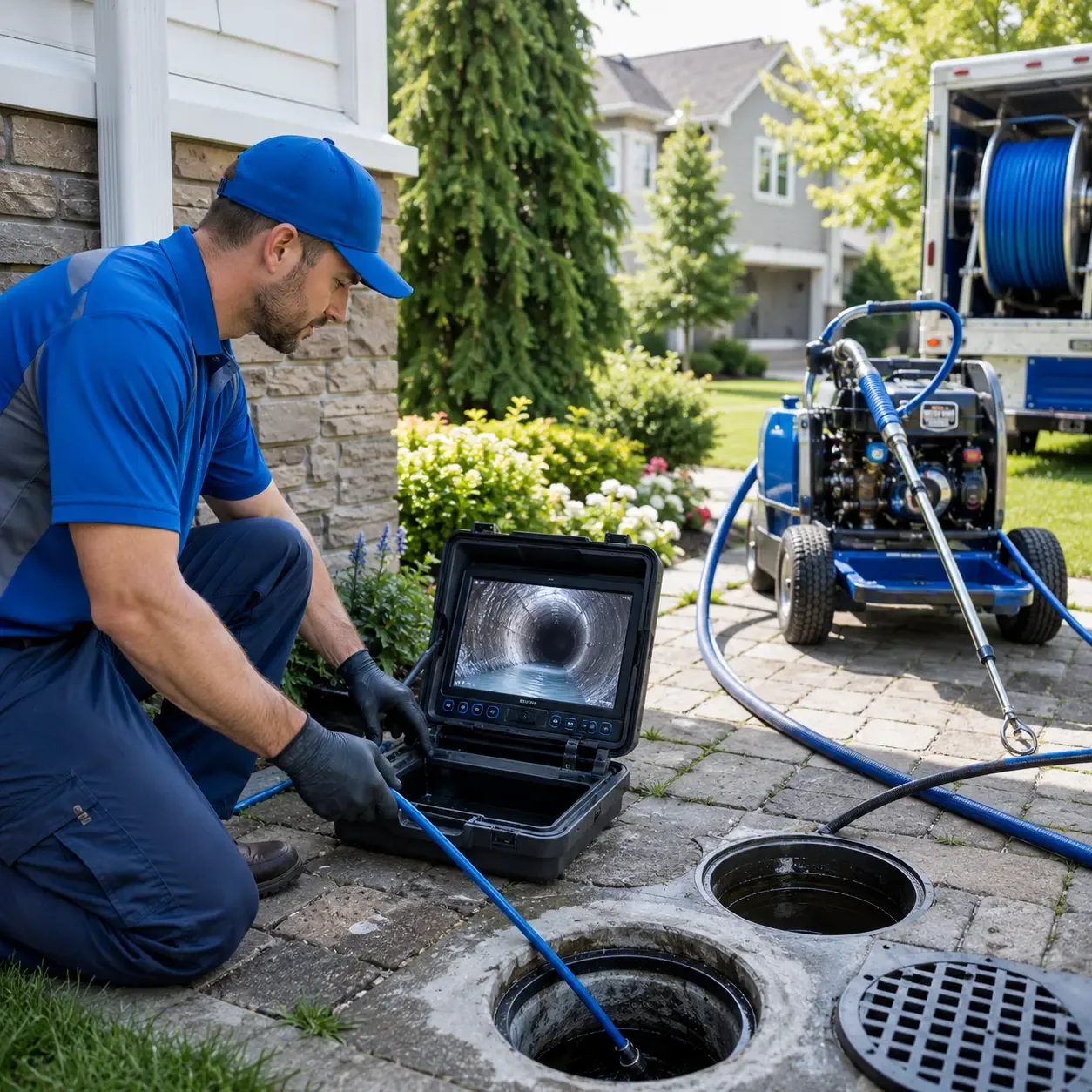 Outdoor drain cleaning professionals serving Yates Center, KS